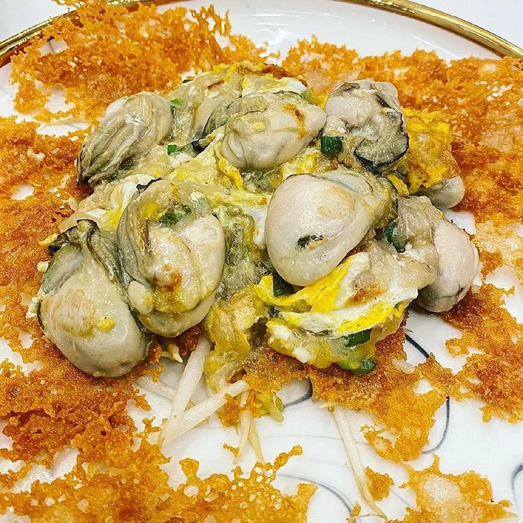 Heng Hoi Tod Chaw Lae Mussels Crispy Fried Pancake