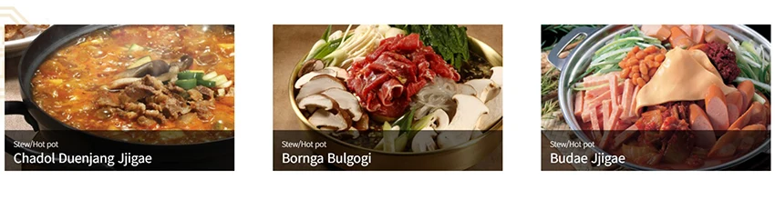 Bornga Thailand Hot Pot menu