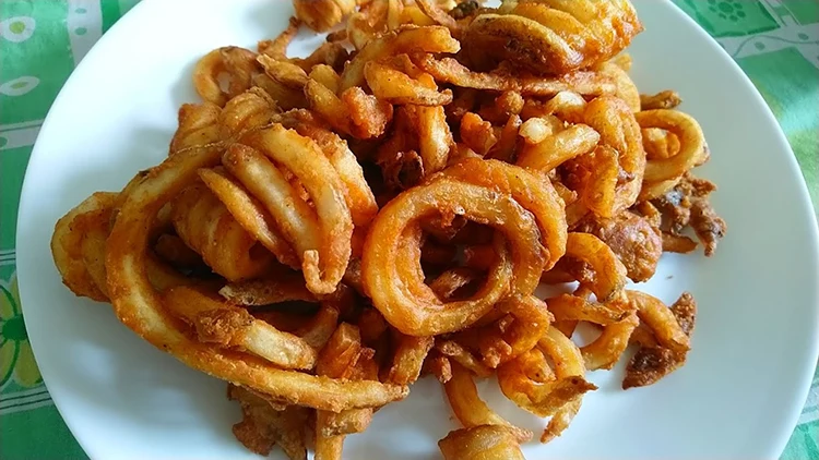 Pizza Mania Curly Fries